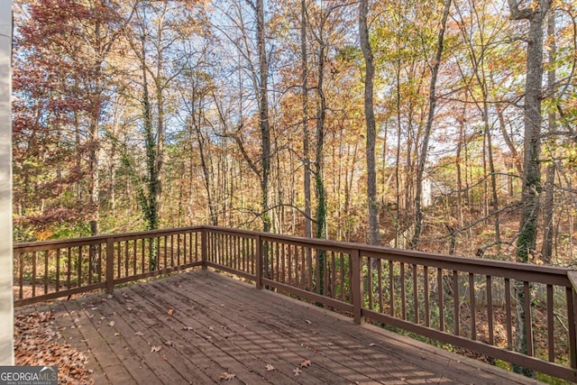 view of deck