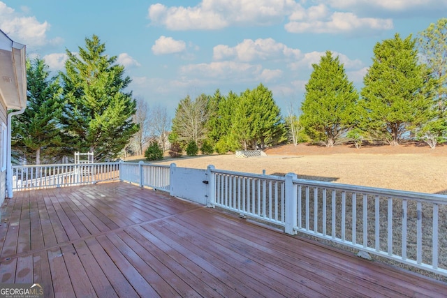 view of deck