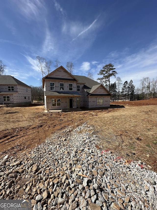 view of front of property