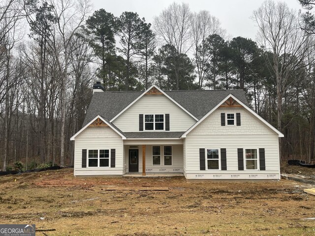 craftsman house featuring a porch