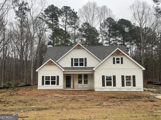 craftsman house with a porch