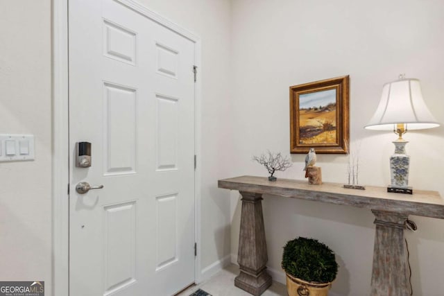 view of foyer
