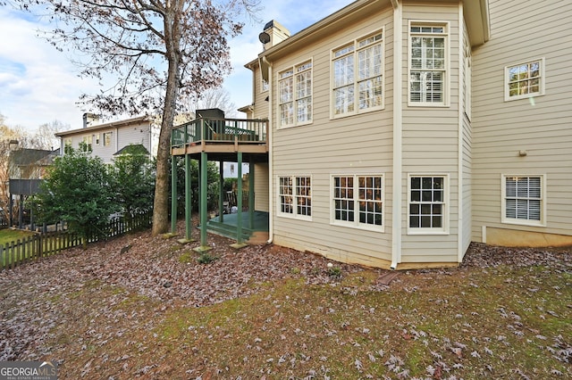 view of rear view of house