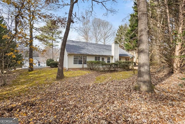 view of front of home