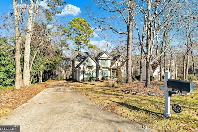 view of english style home