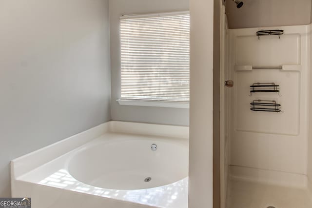 1624 Graystone Dr, Hampton, GA 30228 - bathroom featuring a garden tub and a shower