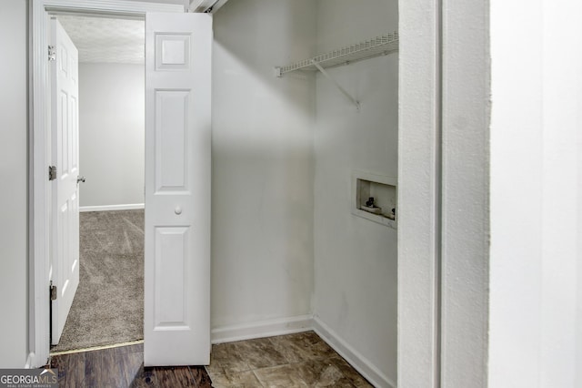 1624 Graystone Dr, Hampton, GA 30228 - laundry area featuring washer hookup and baseboards