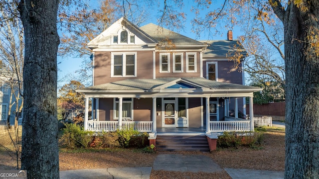 victorian home with a porch