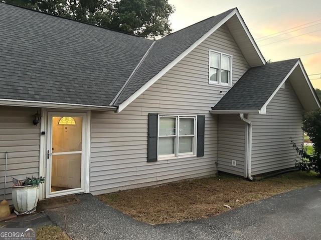 view of front of home