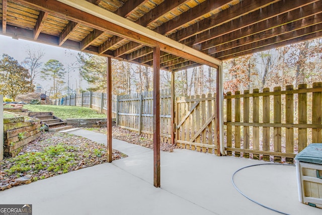 view of patio