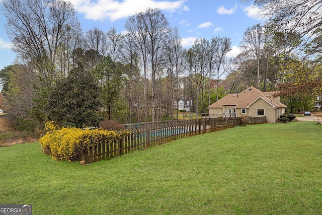 77 Springfield Ct, Newnan, GA 30265 - view of yard with fence and a pool