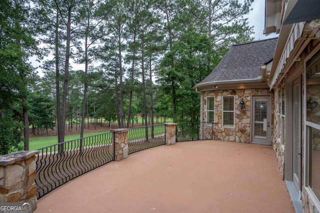 view of patio