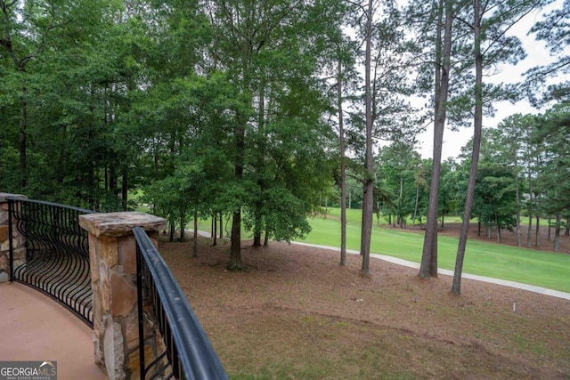 view of home's community featuring a yard