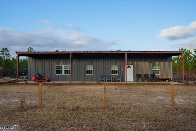 view of outdoor structure