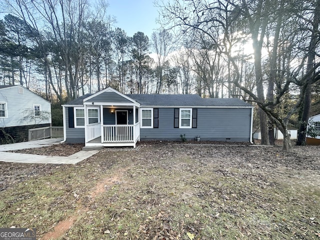 view of front of home