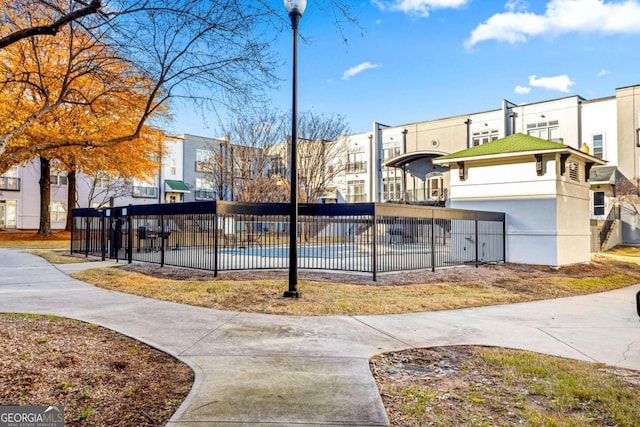 surrounding community featuring a pool