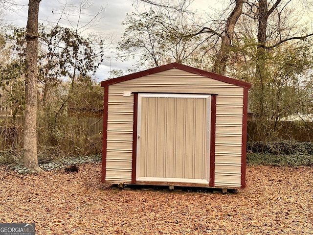 view of outbuilding