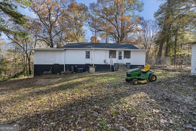 view of rear view of house