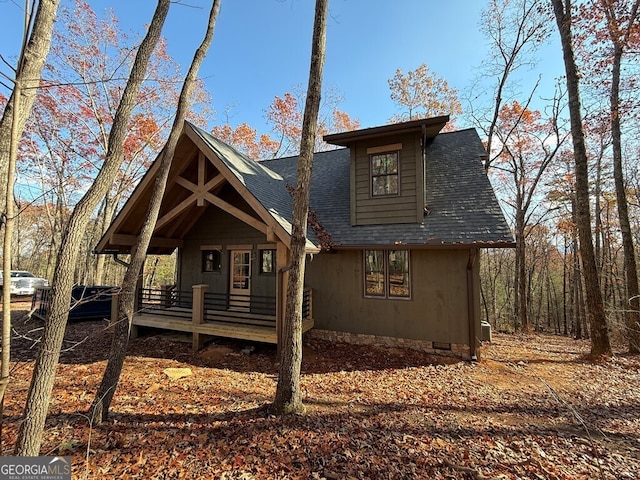 view of front of property