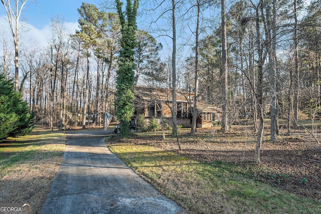 view of front of home