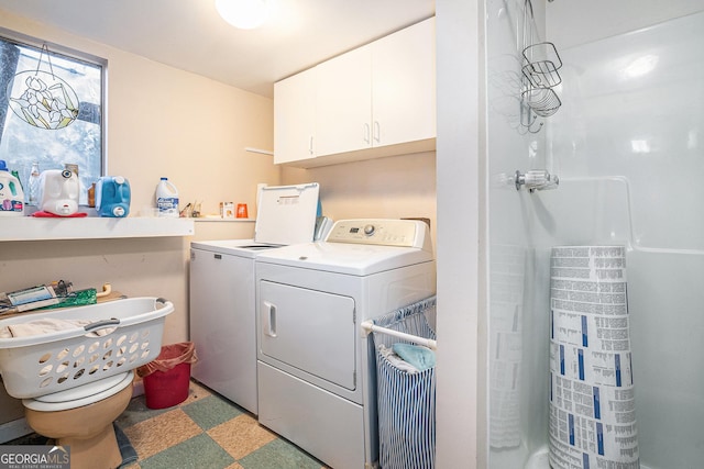 laundry area featuring independent washer and dryer