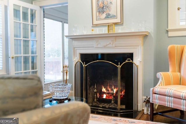 sitting room featuring a wealth of natural light