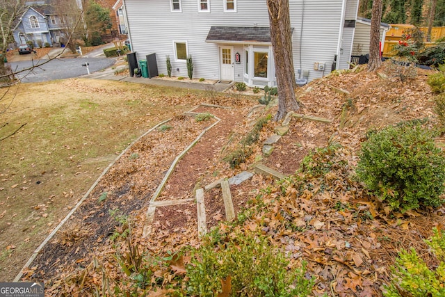 view of rear view of property