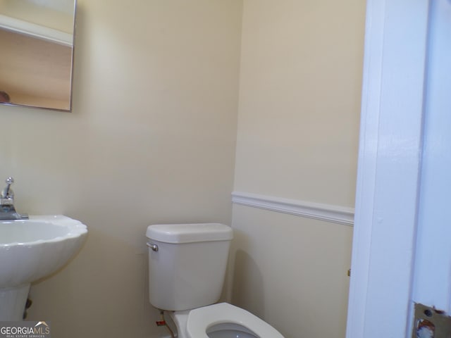 bathroom with toilet