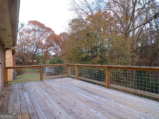 view of deck