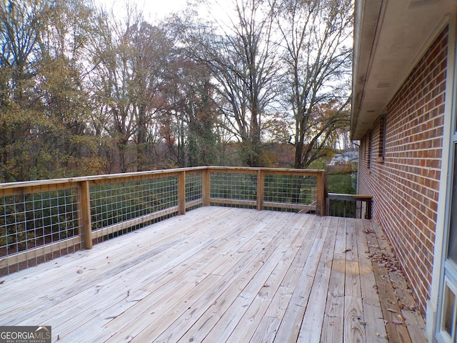 view of deck