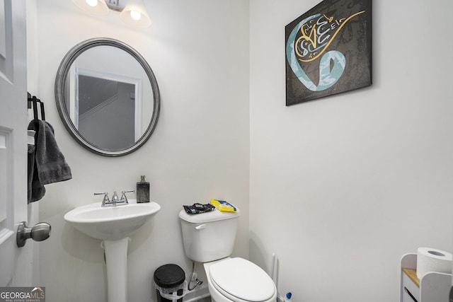 9004 Jim Purcell Dr, Covington, GA 30014 - half bathroom featuring toilet