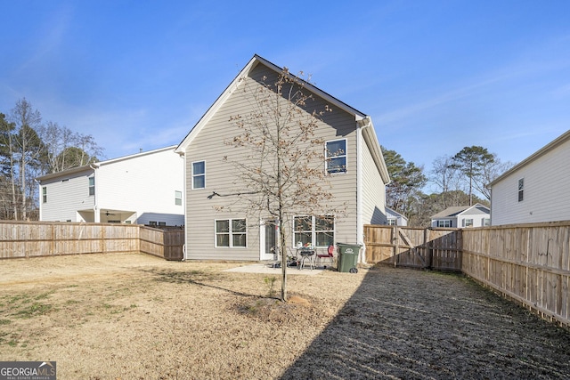 view of rear view of house