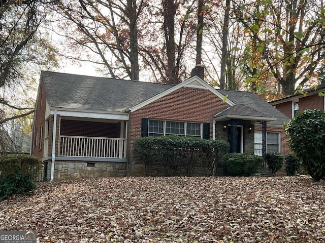 view of front of home