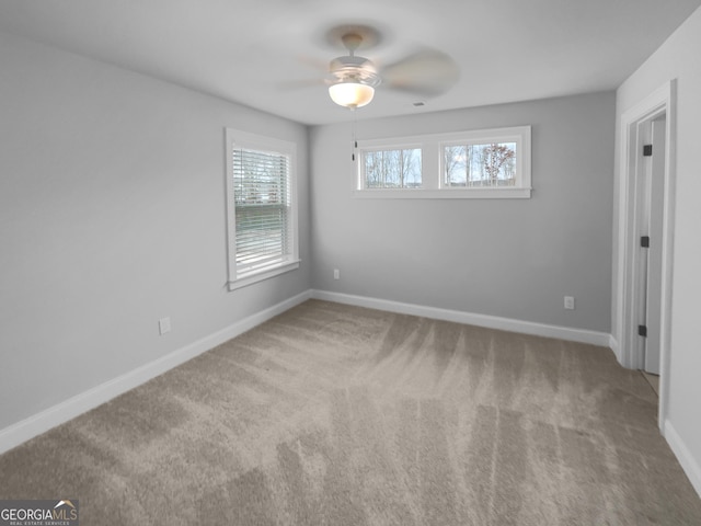 422 Mcdaniel Pl, Canton, GA 30115 - unfurnished bedroom with carpet and ceiling fan