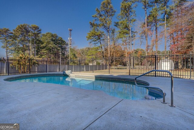 1103 Etowah Valley Ln, Woodstock, GA 30189 - view of pool featuring a patio