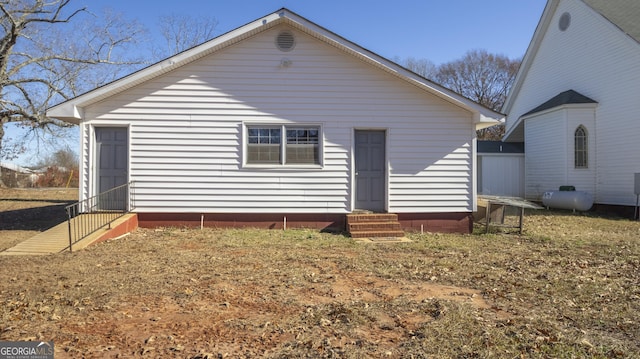 view of rear view of property