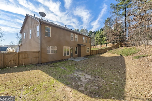 view of rear view of property