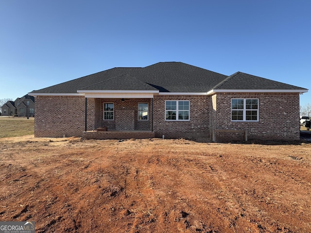 view of rear view of property