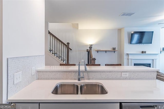 kitchen featuring sink and stainless steel dishwasher