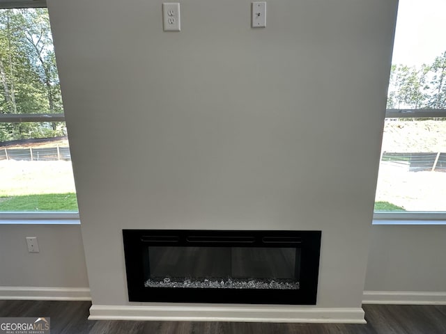 room details featuring hardwood / wood-style flooring