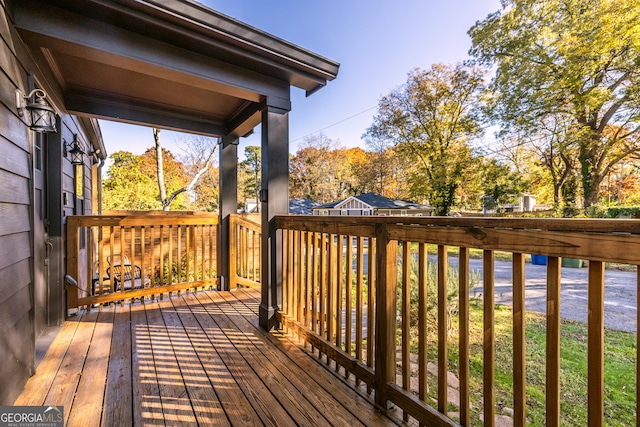 view of deck