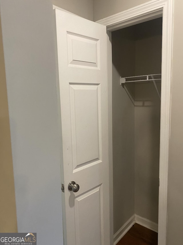 view of closet