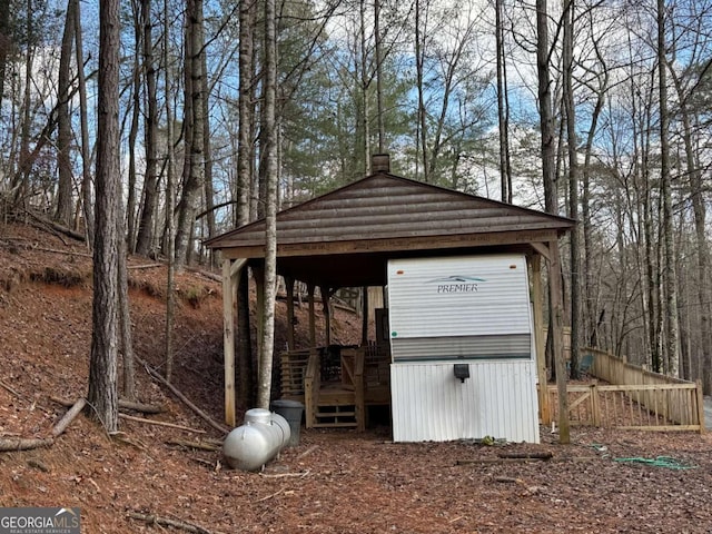 view of outbuilding