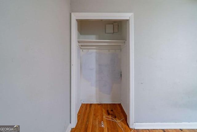 view of closet