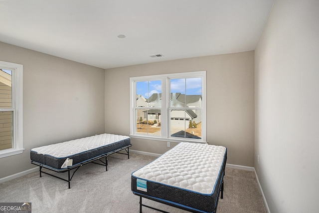 bedroom with carpet flooring