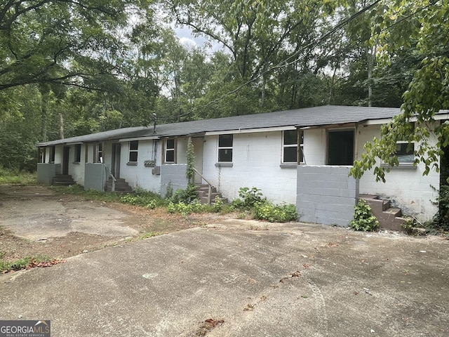 view of ranch-style house