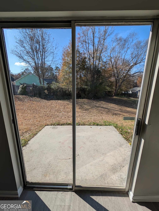 view of doorway