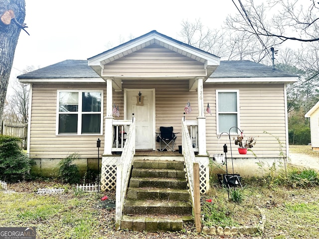 view of front of property