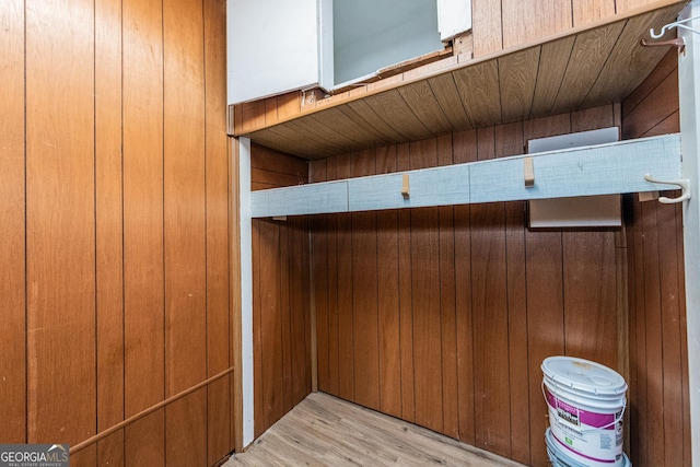 interior space featuring light hardwood / wood-style flooring