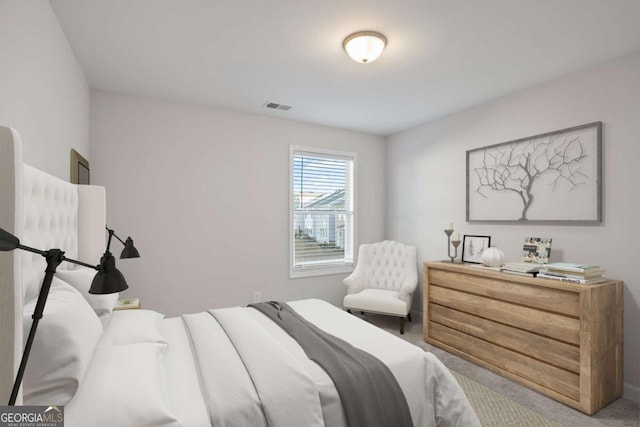 bedroom featuring carpet floors